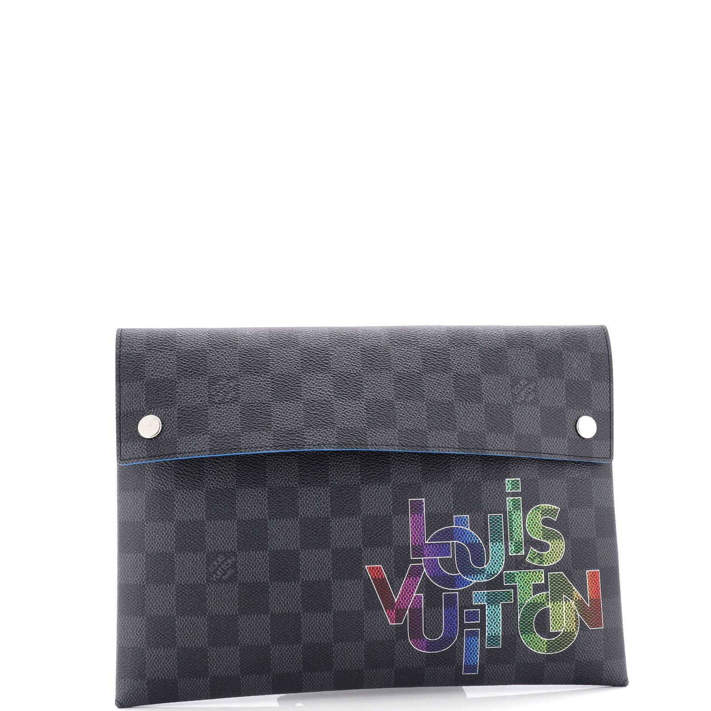 Louis Vuitton Pochette Alpha Triple Limited Edition Interlinked Damier Logo Clutch Bag