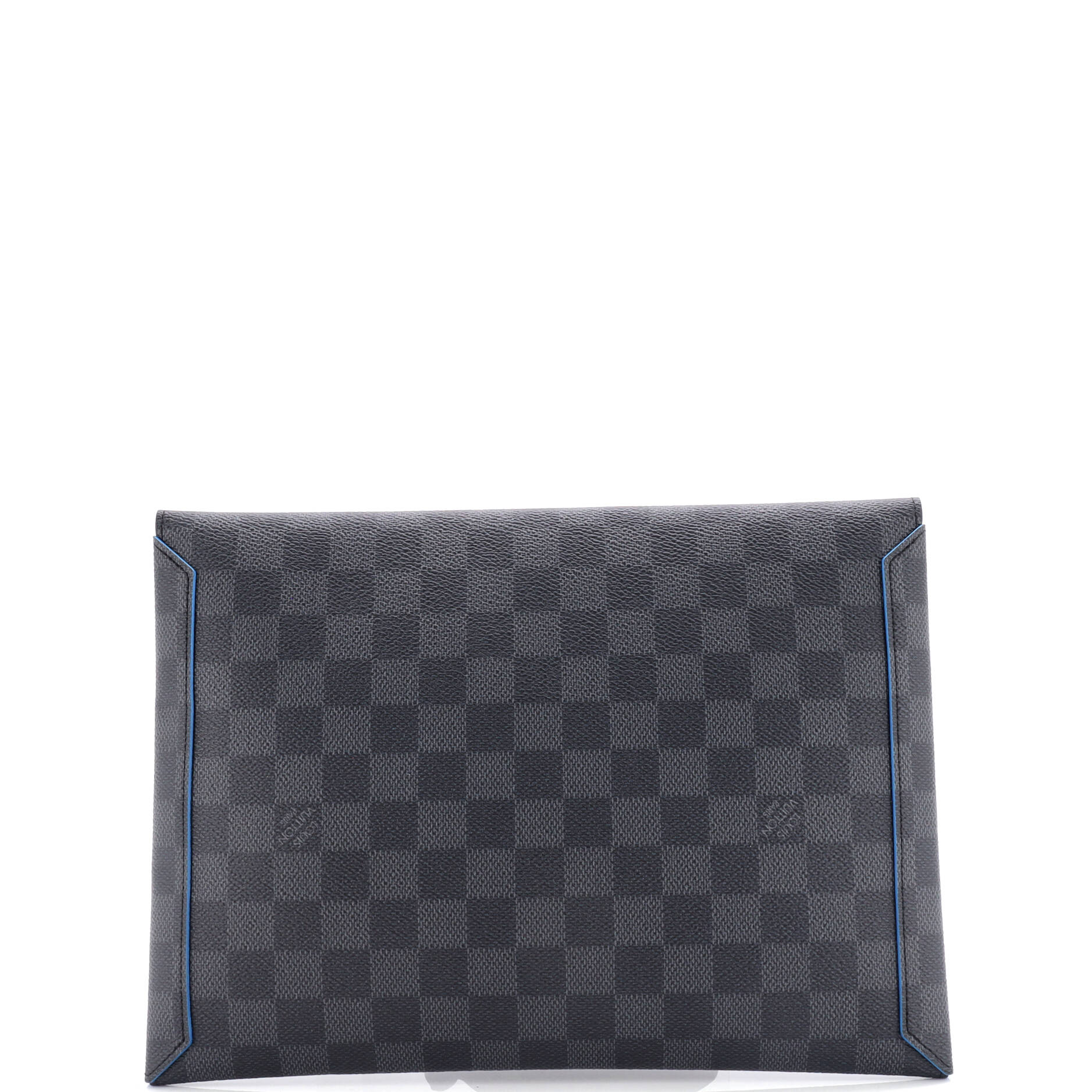 Louis Vuitton Pochette Alpha Triple Limited Edition Interlinked Damier Logo Clutch Bag