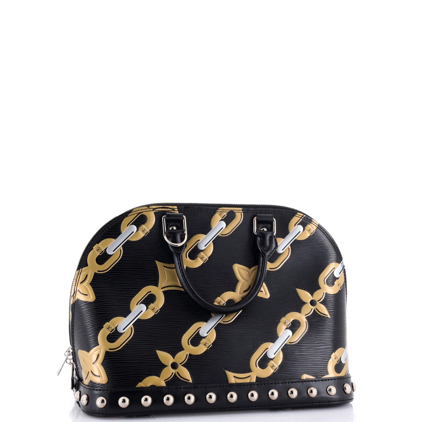 Louis Vuitton Alma Handbag Limited Edition Print Epi Pm Leather Travel Bag