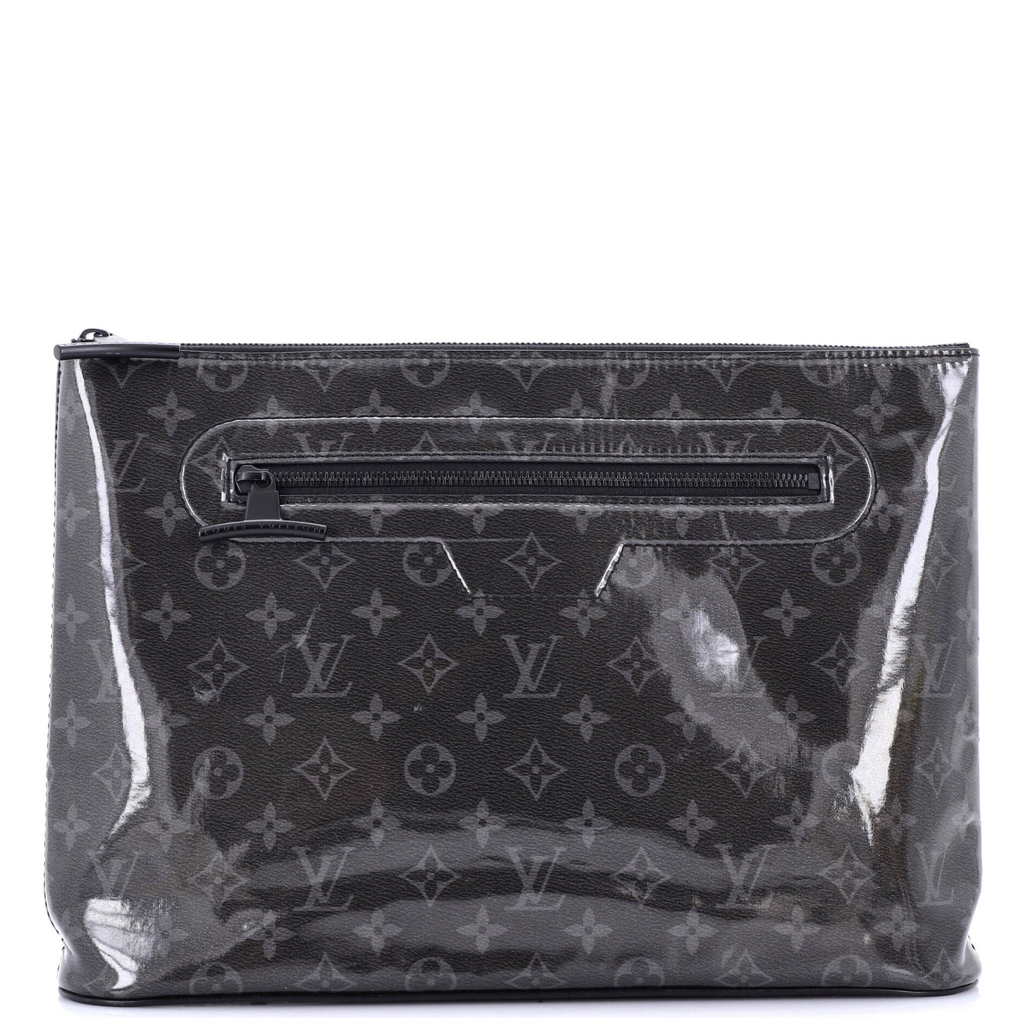 Louis Vuitton Pochette Cosmos Limited Edition Eclipse Glaze Clutch Canvas Monogram Clutch Bag
