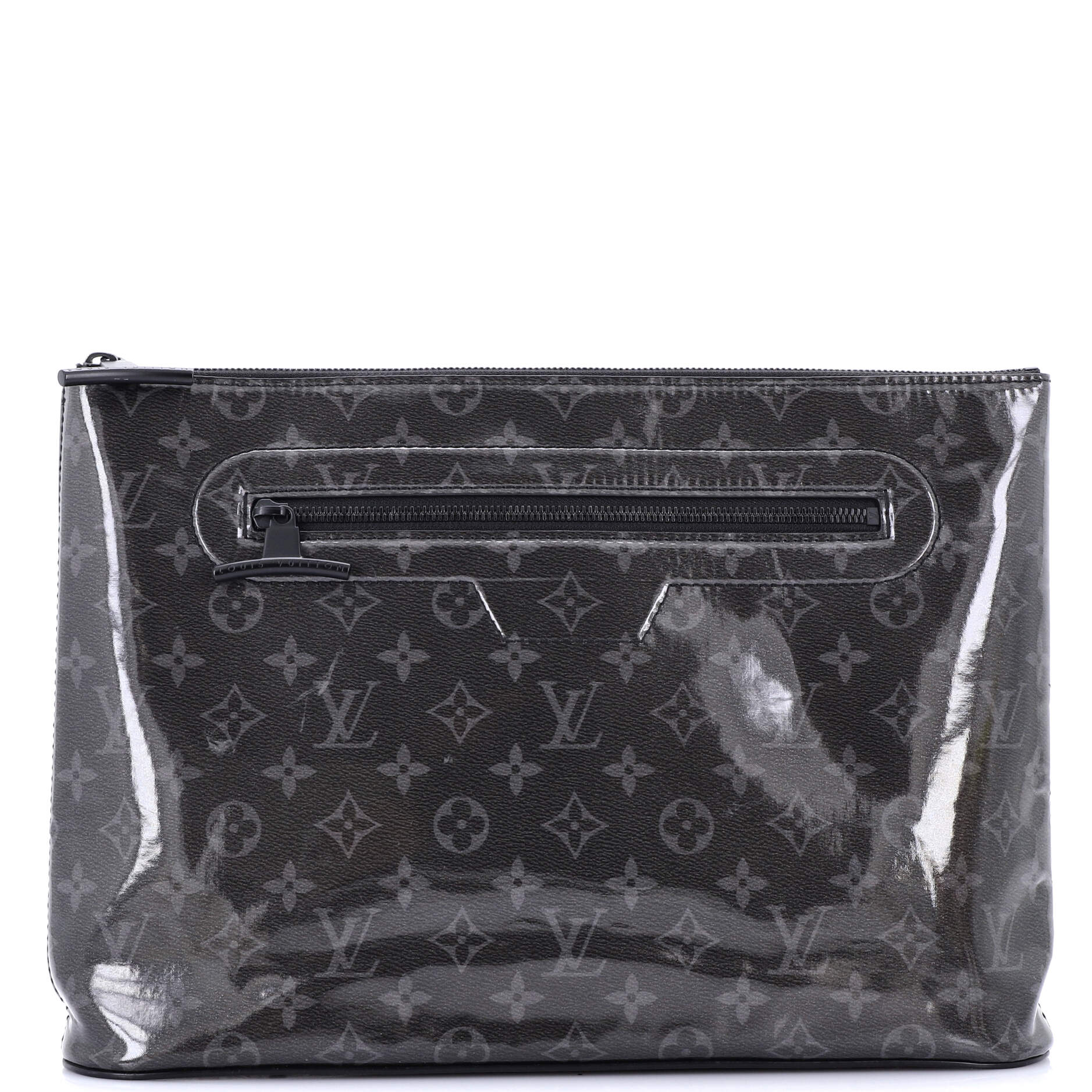 Louis Vuitton Pochette Cosmos Limited Edition Eclipse Glaze Clutch Canvas Monogram Clutch Bag