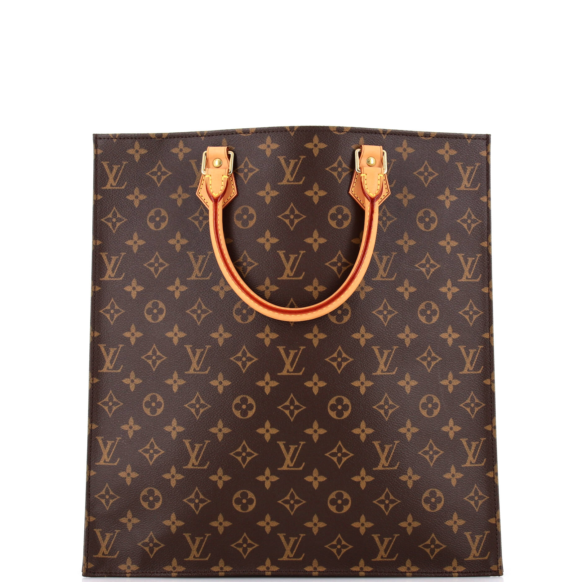 Louis Vuitton Sac Plat Bag Canvas Monogram Tote Bag Canvas 3037834