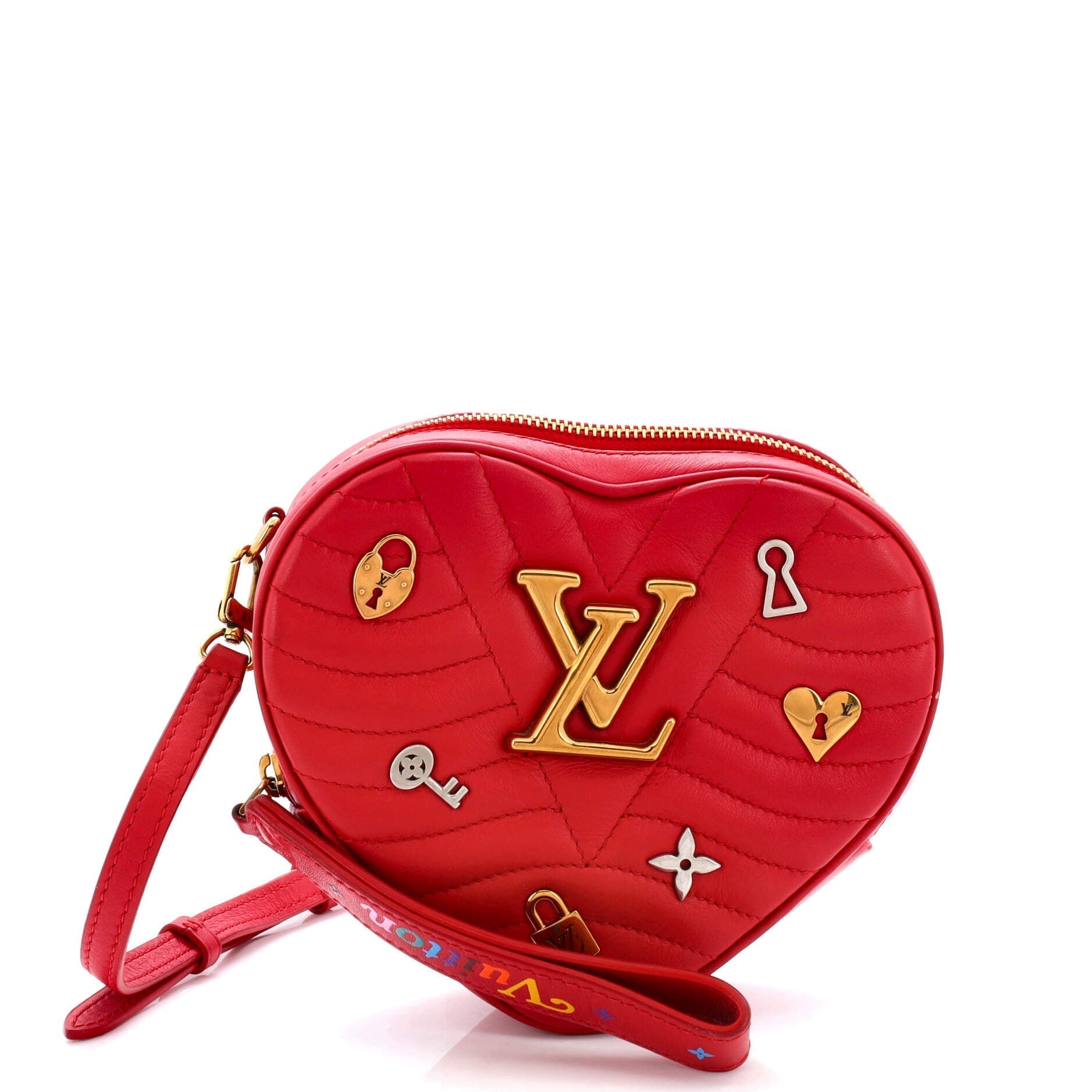 Louis Vuitton New Wave Heart Crossbody Bag Limited Edition Leather Quilted