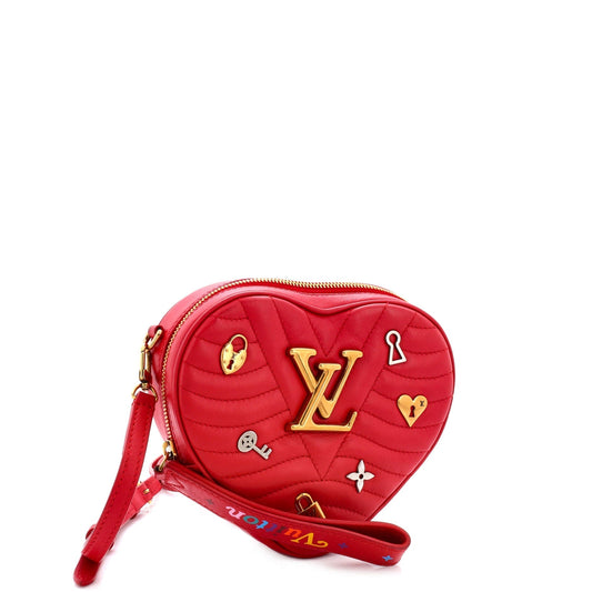 Louis Vuitton New Wave Heart Crossbody Bag Limited Edition Leather Quilted