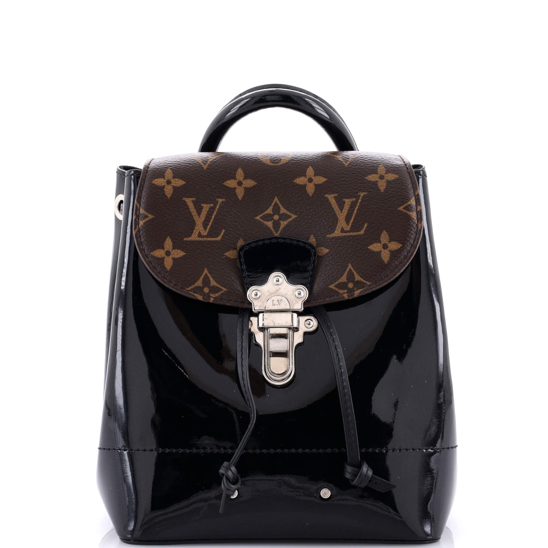 Louis Vuitton Hot Springs Backpack Vernis With Canvas Monogram Jewelry