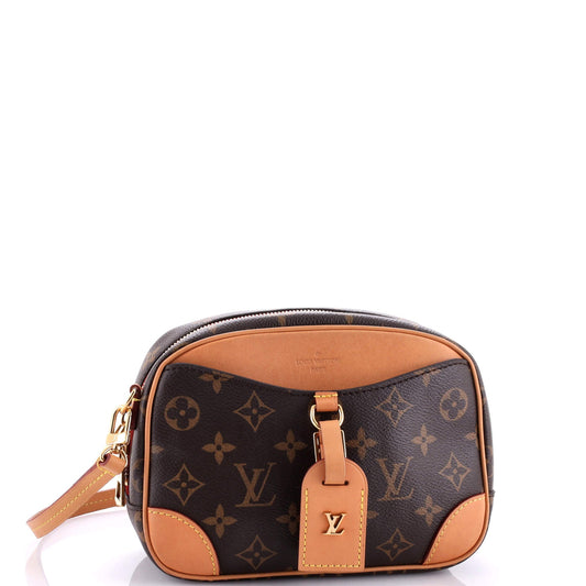 Louis Vuitton Deauville Handbag Canvas Monogram Shoulder Bag Canvas Mini30379270