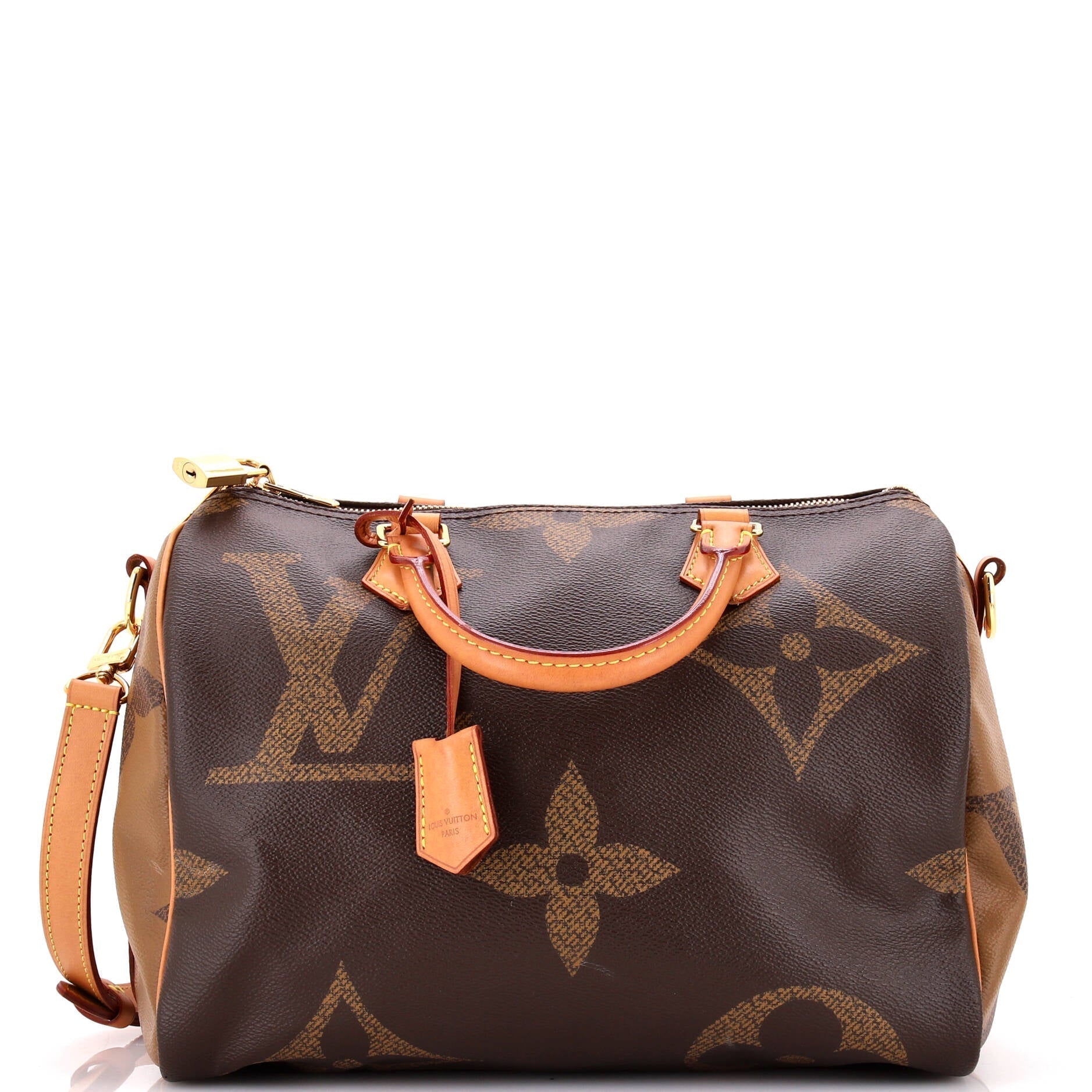 Louis Vuitton Speedy Bandouliere Bag Reverse Giant Monogram Travel Bag Giant 3030379274