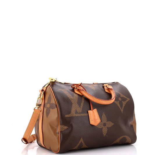 Louis Vuitton Speedy Bandouliere Bag Reverse Giant Monogram Travel Bag Giant 3030379274