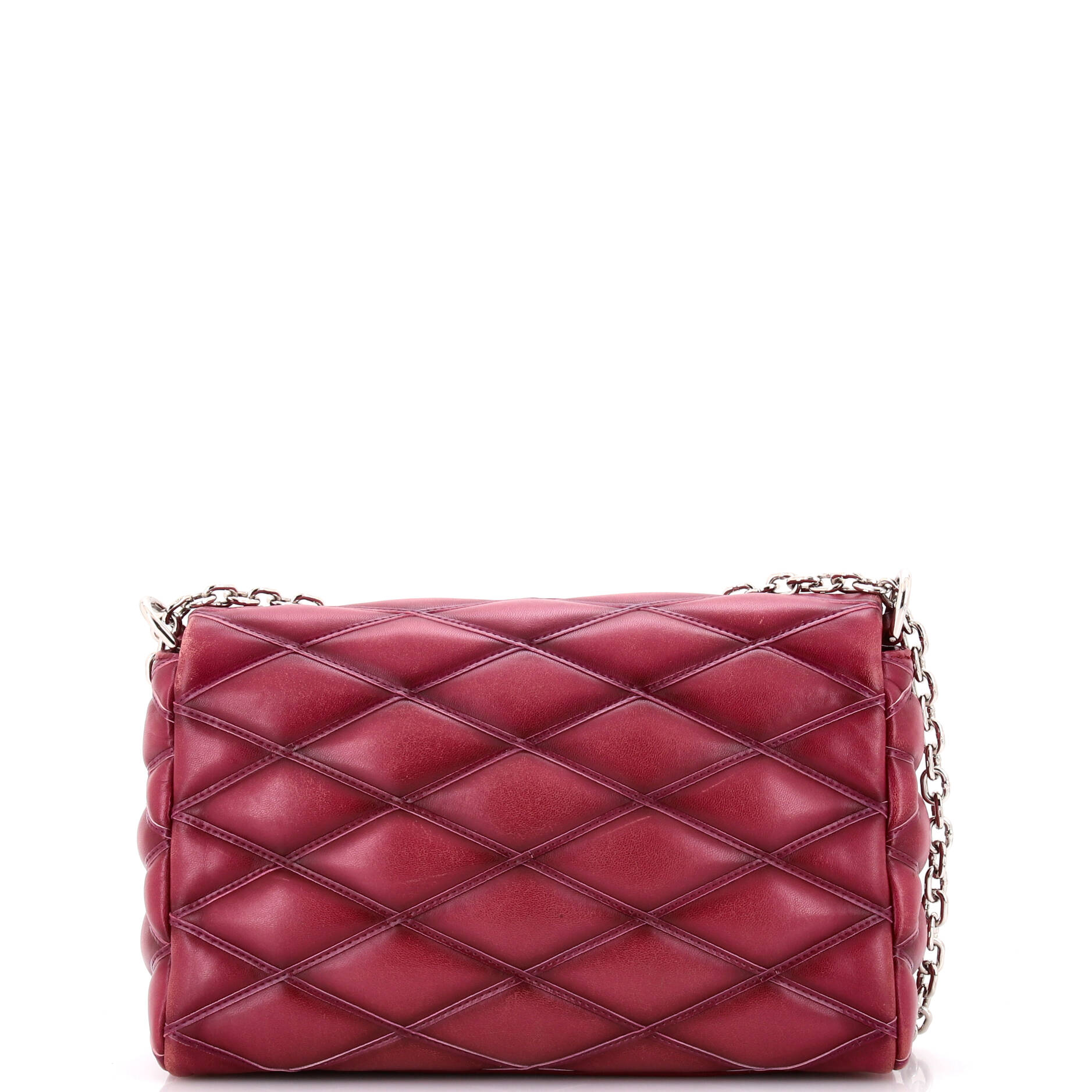 Louis Vuitton Go Handbag Malletage Mm Leather Shoulder Bag