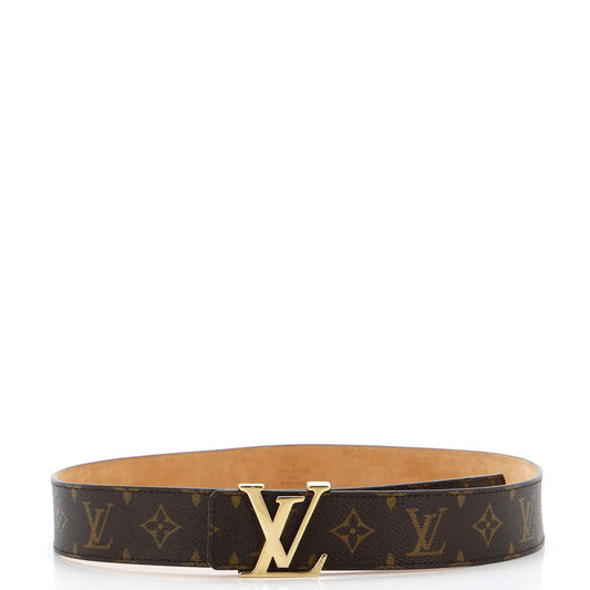 Louis Vuitton LV Lv Initiales Belt Wide Handbag Canvas Monogram Accessory