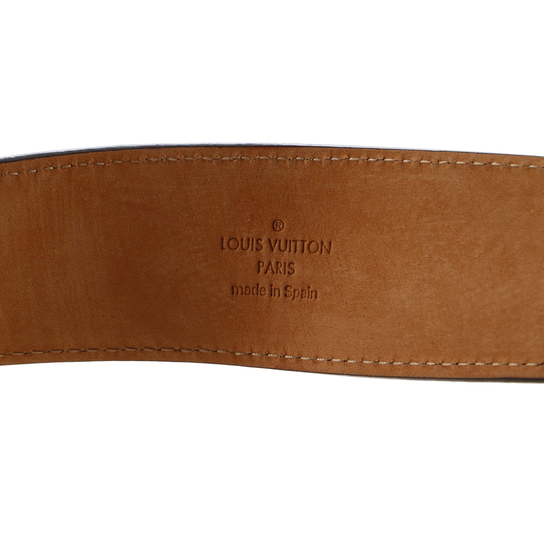 Louis Vuitton LV Lv Initiales Belt Wide Handbag Canvas Monogram Accessory