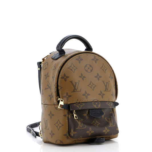 Louis Vuitton Palm Springs Backpack Reverse Canvas Monogram Jewelry Canvas Mini3039293