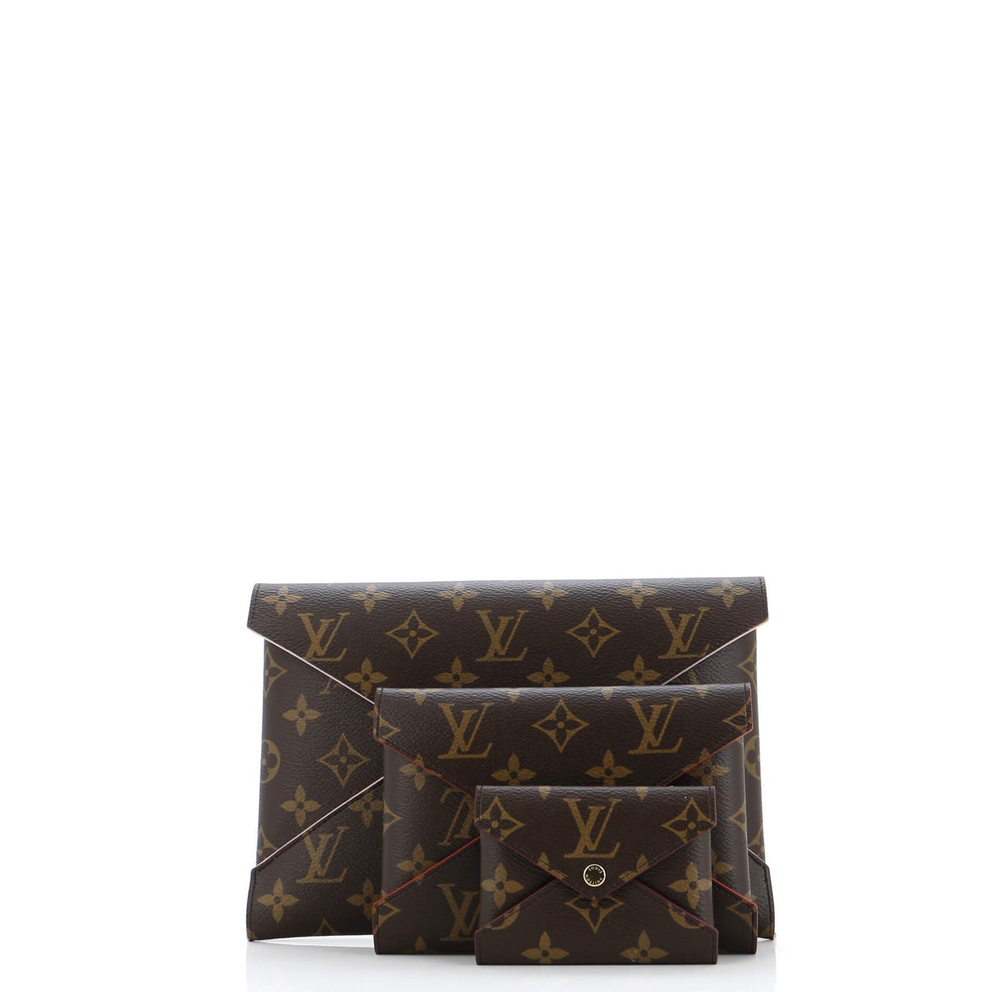 Louis Vuitton Kirigami Pochette Set Clutch Bag Canvas Monogram Canvas 3039294