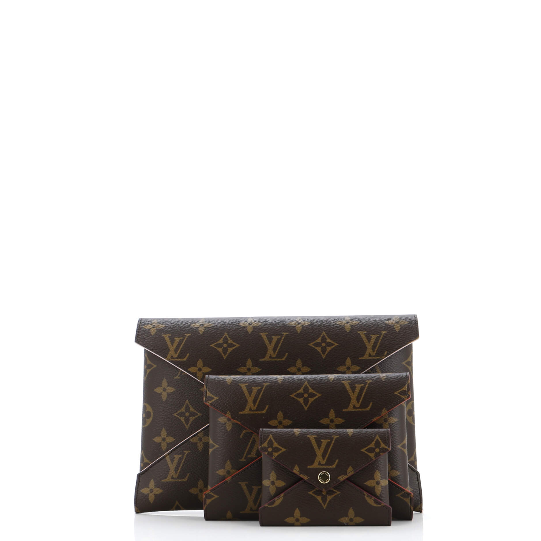 Louis Vuitton Kirigami Pochette Set Clutch Bag Canvas Monogram Canvas 3039294