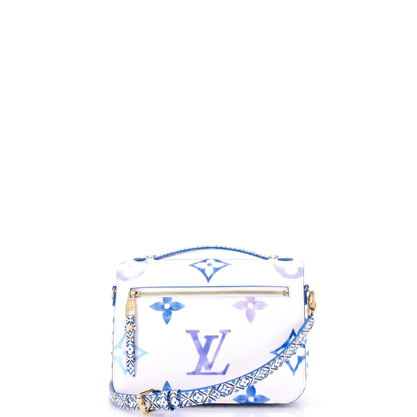Louis Vuitton Pochette Metis By The Pool Watercolor Giant Monogram Travel Bag
