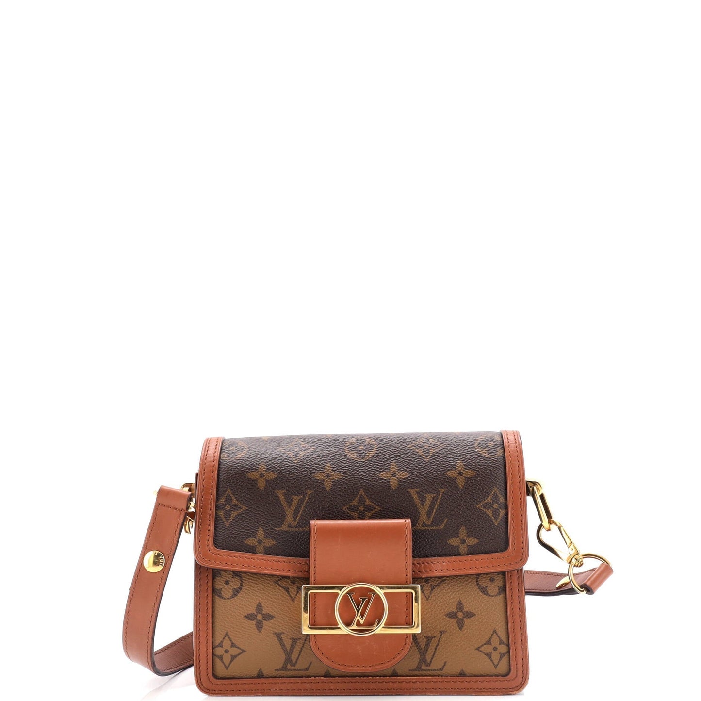 Louis Vuitton Dauphine Shoulder Bag Reverse Canvas Monogram