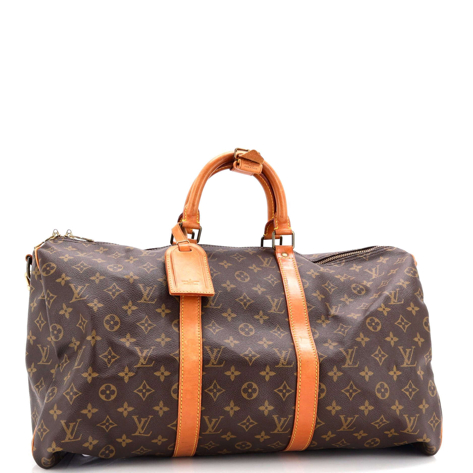 Louis Vuitton Keepall Bandouliere Bag Canvas Monogram Travel Bag Canvas 503039581