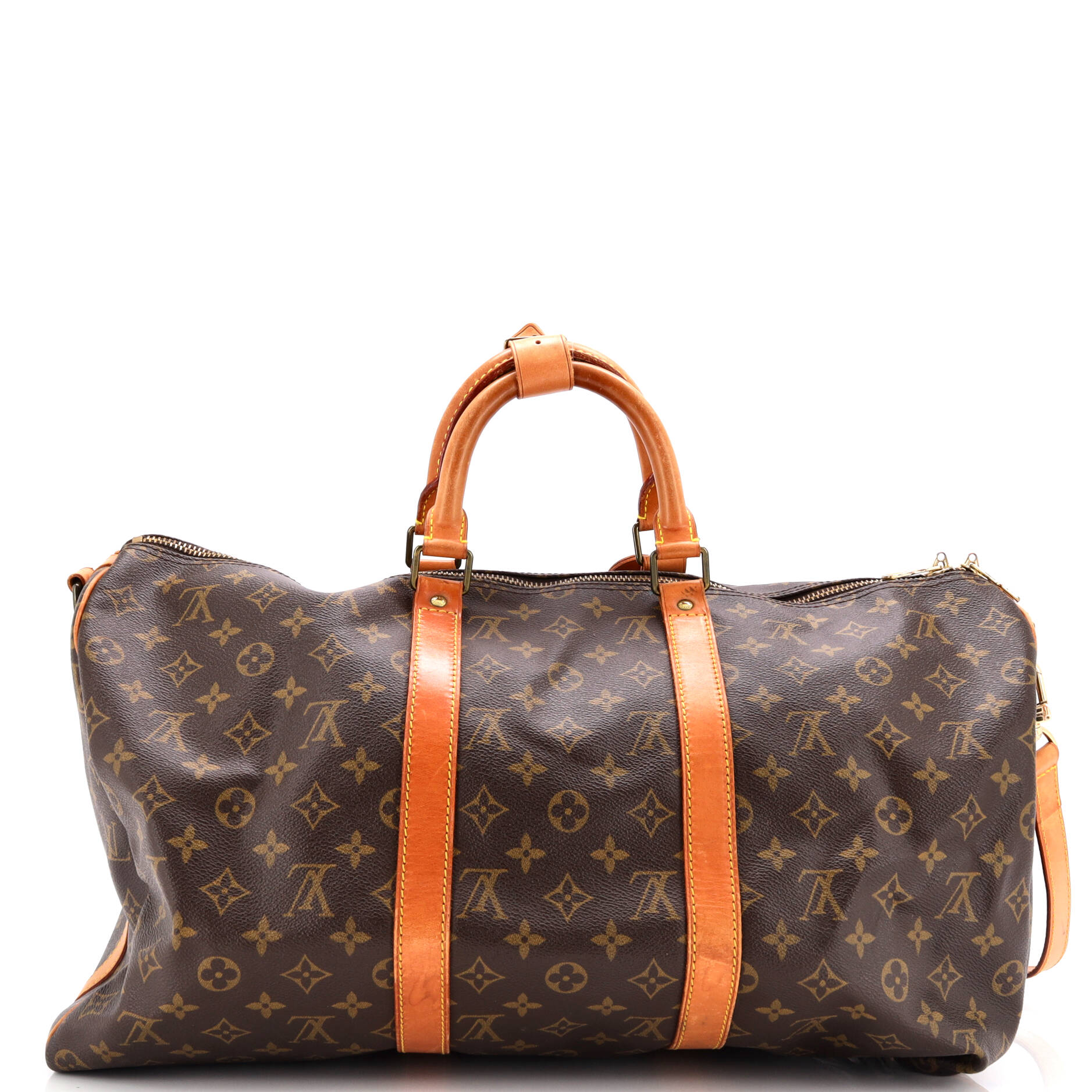 Louis Vuitton Keepall Bandouliere Bag Canvas Monogram Travel Bag Canvas 503039581