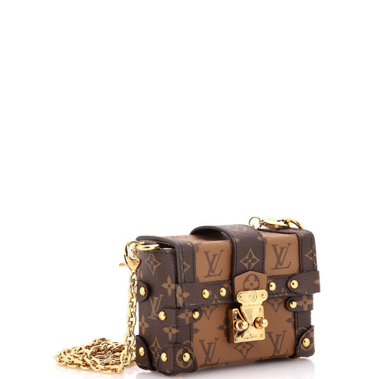 Louis Vuitton Essential Trunk Nm Reverse Clutch Bag Canvas Monogram