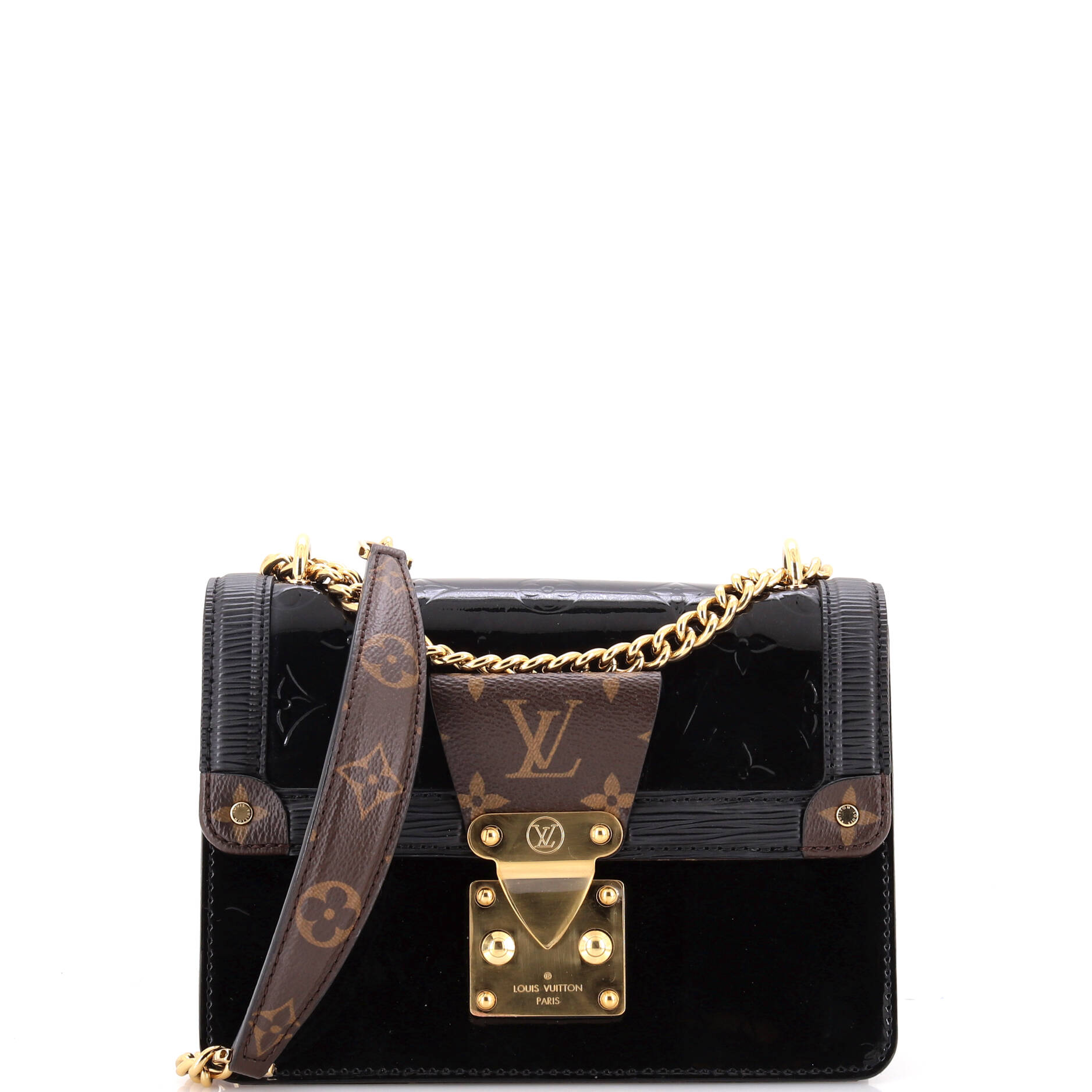 Louis Vuitton Wynwood Handbag Vernis With And Epi Leather Canvas Travel Bag Leather 3040042
