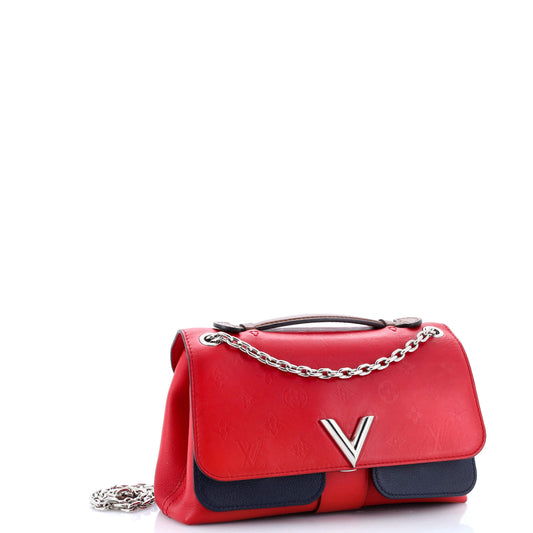 Louis Vuitton Very Bag Leather Monogram Shoulder Bag