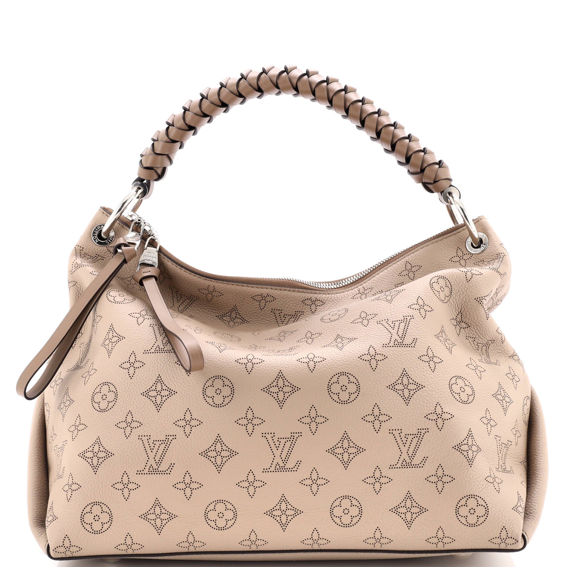 Louis Vuitton Braided Handle Beaubourg Hobo Mahina Mm Leather Travel Bag