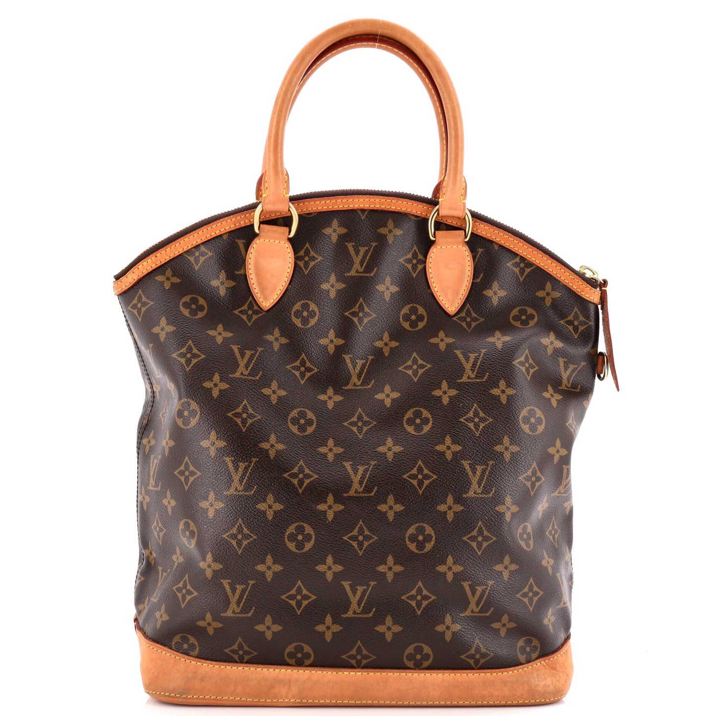 Louis Vuitton Lockit Handbag Vertical Canvas Monogram Travel Bag