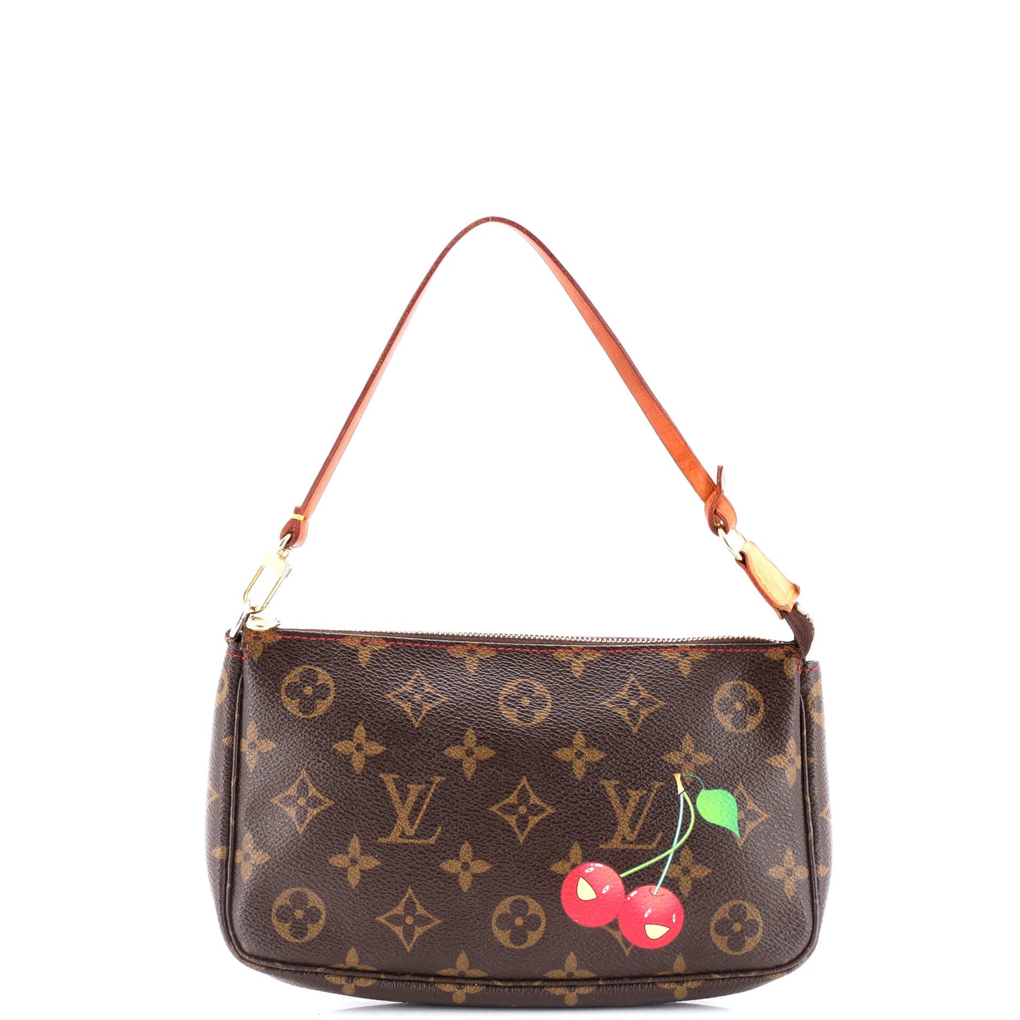 Louis Vuitton Pochette Accessoires Limited Edition Cerises Clutch Bag Monogram Cerises 3040907
