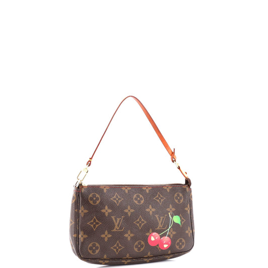 Louis Vuitton Pochette Accessoires Limited Edition Cerises Clutch Bag Monogram Cerises 3040907