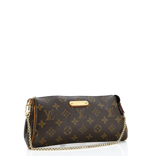 Louis Vuitton Eva Handbag Canvas Monogram Clutch Bag Canvas 3040911