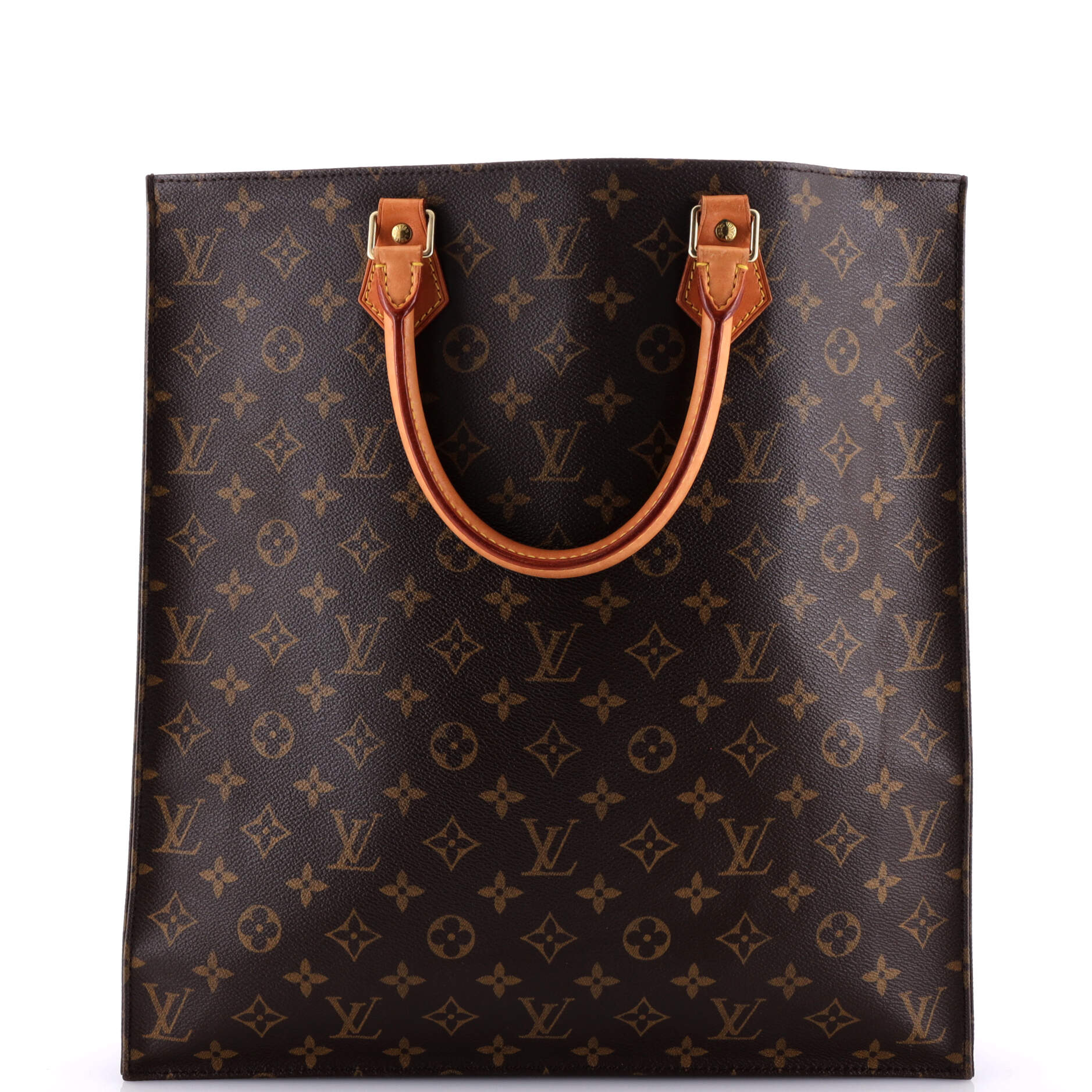 Louis Vuitton Sac Plat Bag Canvas Monogram Tote Bag Canvas 3041311