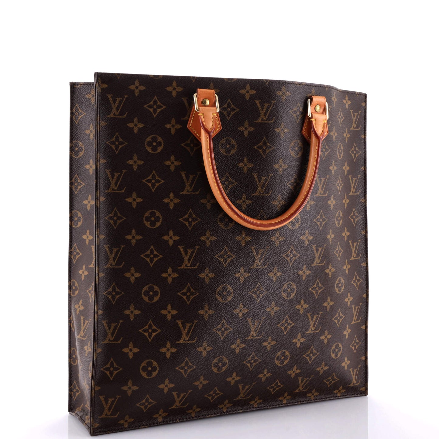 Louis Vuitton Sac Plat Bag Canvas Monogram Tote Bag Canvas 3041311