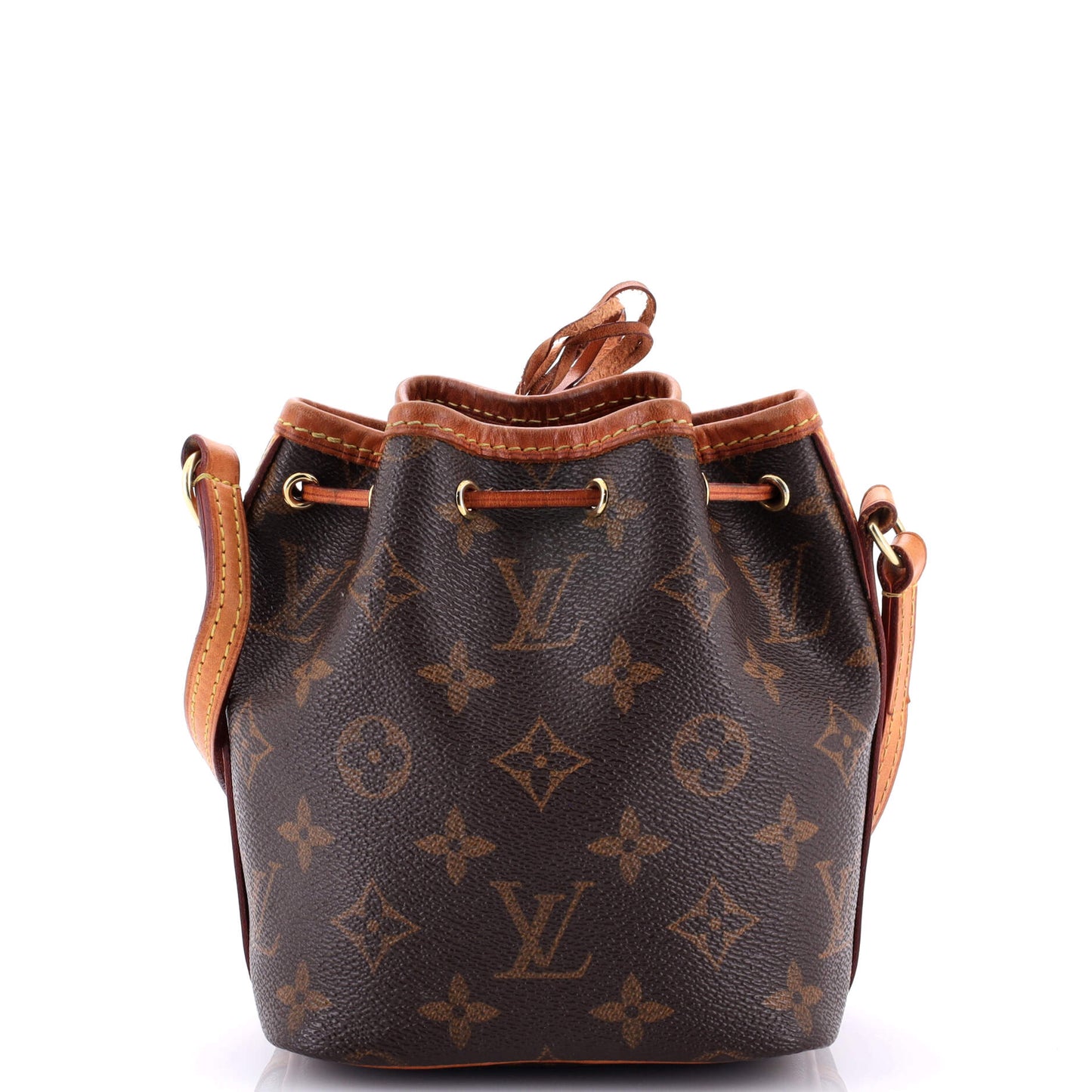 Louis Vuitton Noe Handbag Nano Canvas Monogram Bucket Bag Canvas Nano3041685