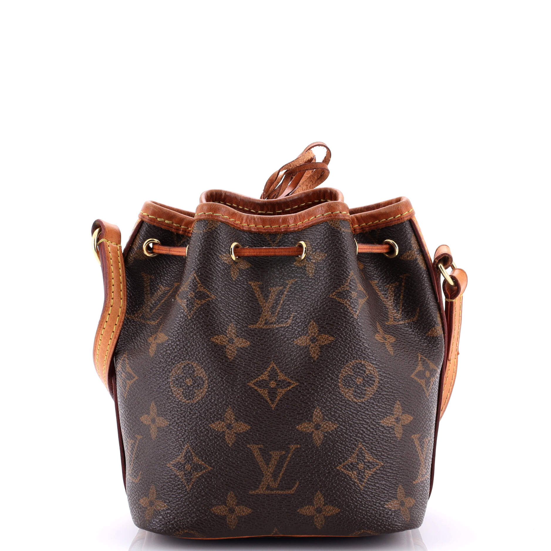 Louis Vuitton Noe Handbag Nano Canvas Monogram Bucket Bag Canvas Nano3041685