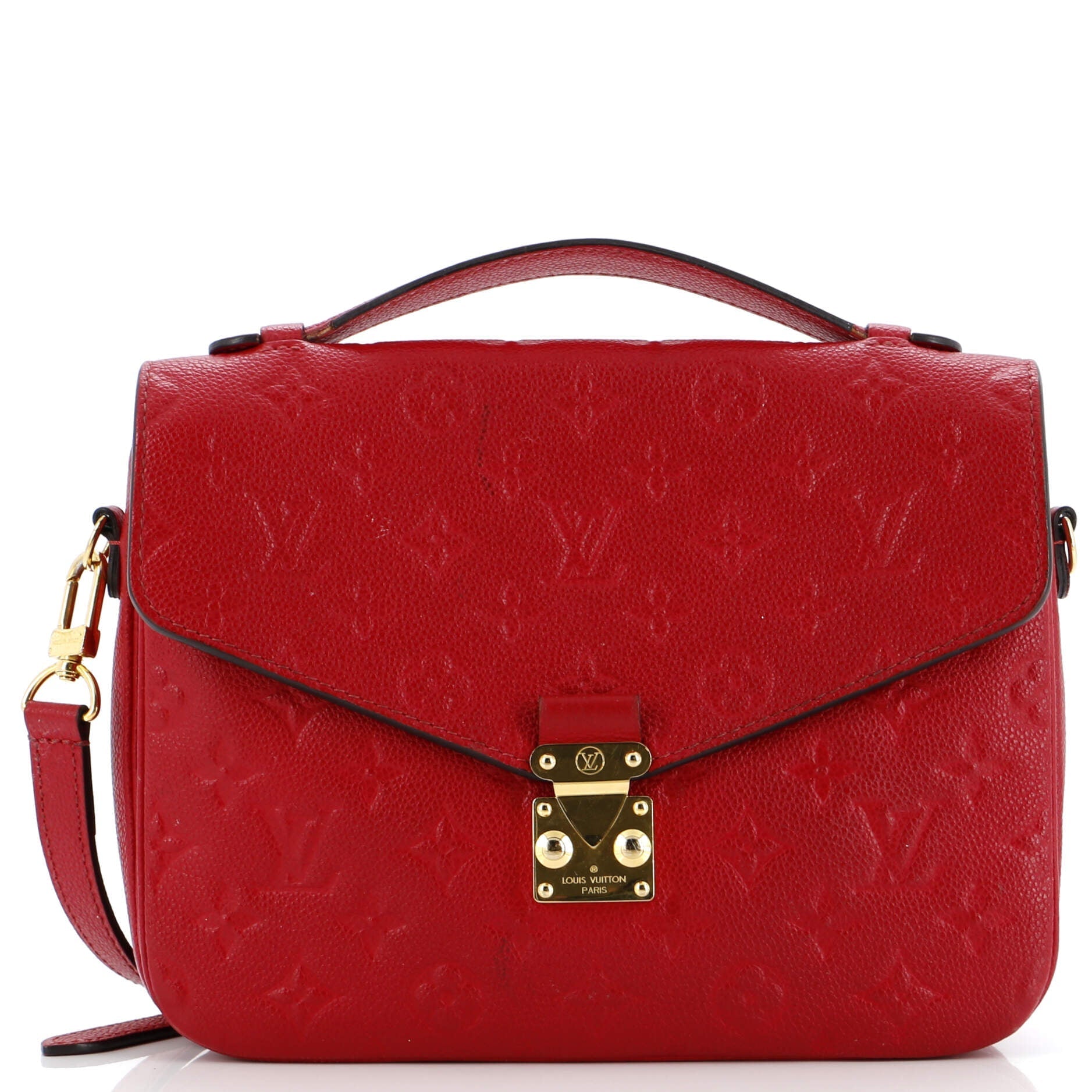 Louis Vuitton Pochette Metis Empreinte Shoulder Bag Leather Monogram Leather 3042591