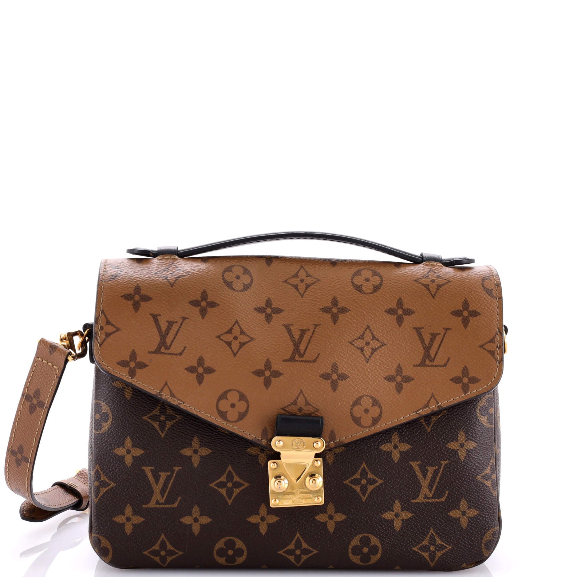 Louis Vuitton Pochette Metis Reverse Shoulder Bag Canvas Monogram Canvas 3042721