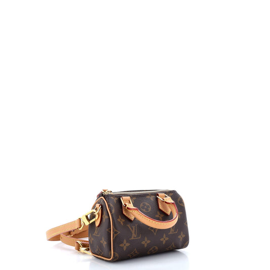 Louis Vuitton Speedy Bandouliere Nm Bag Nano Canvas Monogram Shoulder Bag Canvas Nano3043631
