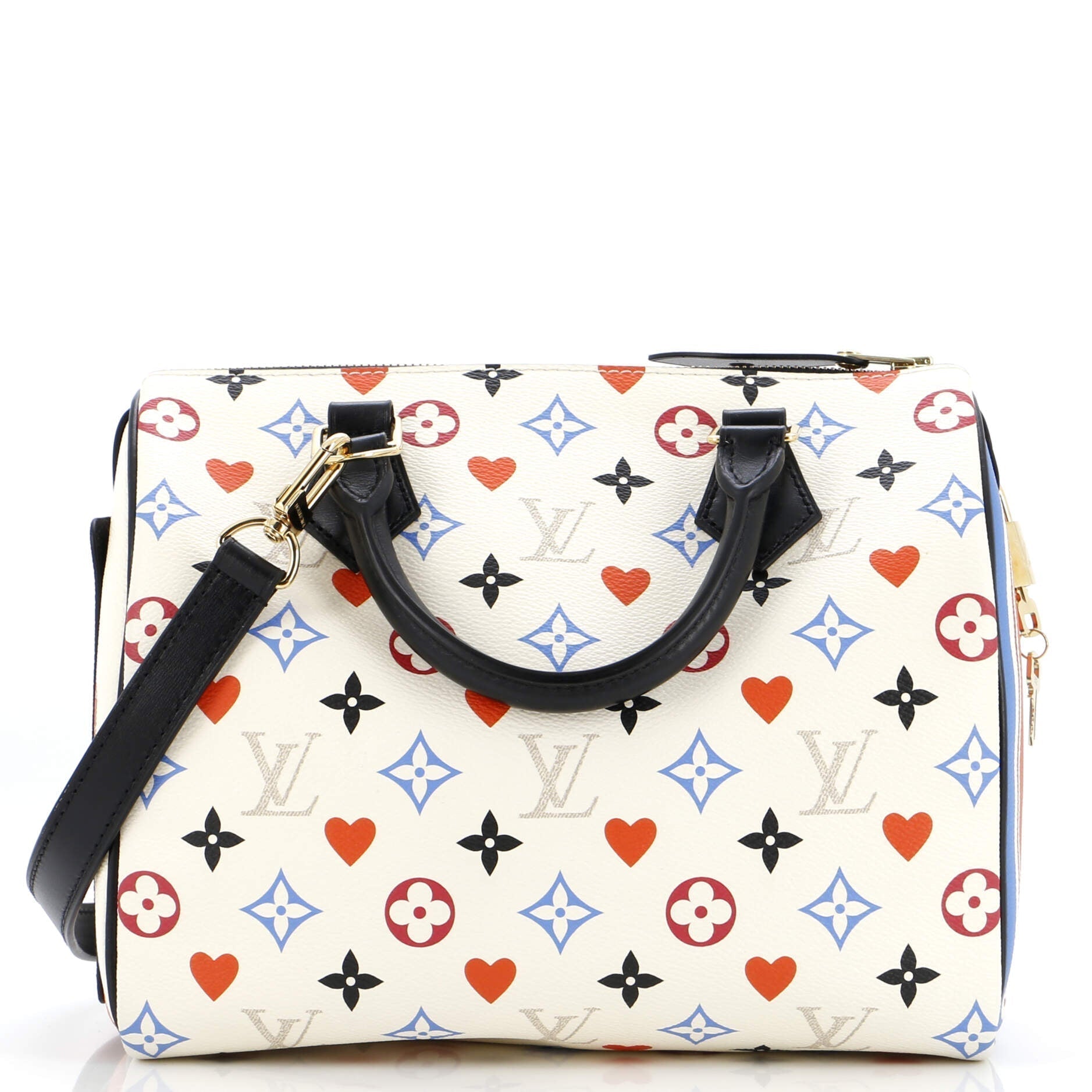 Louis Vuitton Speedy Bandouliere Bag Limited Edition Game On Monogram Shoulder Bag