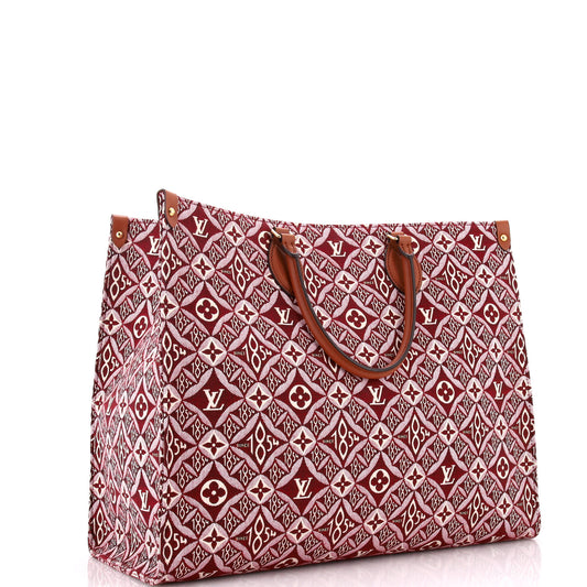 Louis Vuitton Onthego Tote Limited Edition Since Jacquard Gm Monogram Tote Bag Jacquard Gm3044191