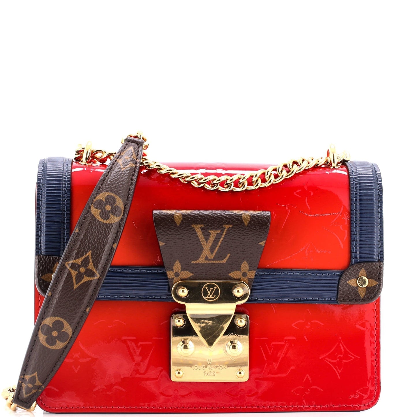 Louis Vuitton Wynwood Handbag Vernis With And Epi Leather Canvas Shoulder Bag Leather 3045041