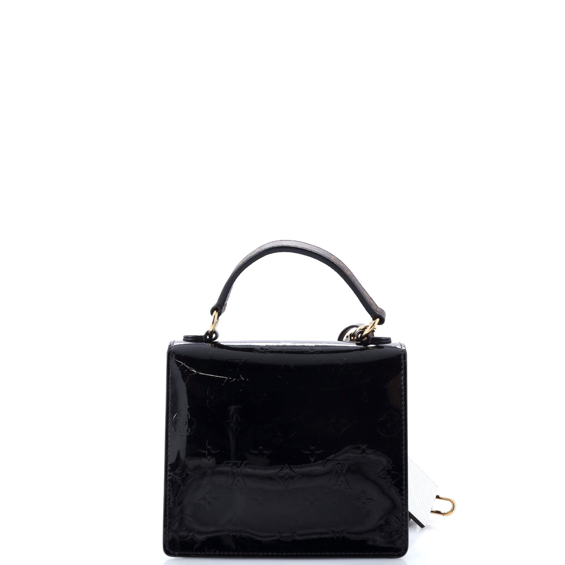 Louis Vuitton Spring Street Nm Handbag Vernis With And Leather Canvas Jewelry Leather 3045841