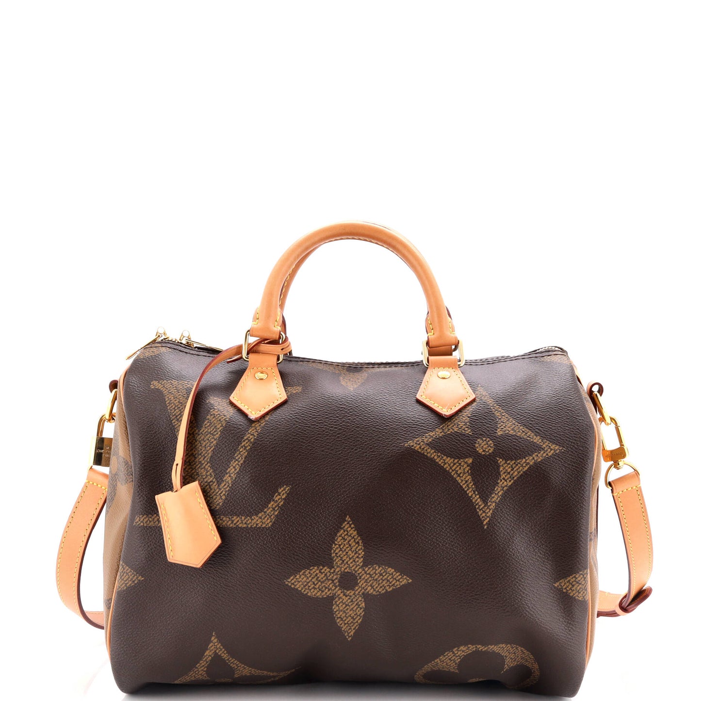 Louis Vuitton Speedy Bandouliere Bag Reverse Giant Monogram Travel Bag Giant 303046011