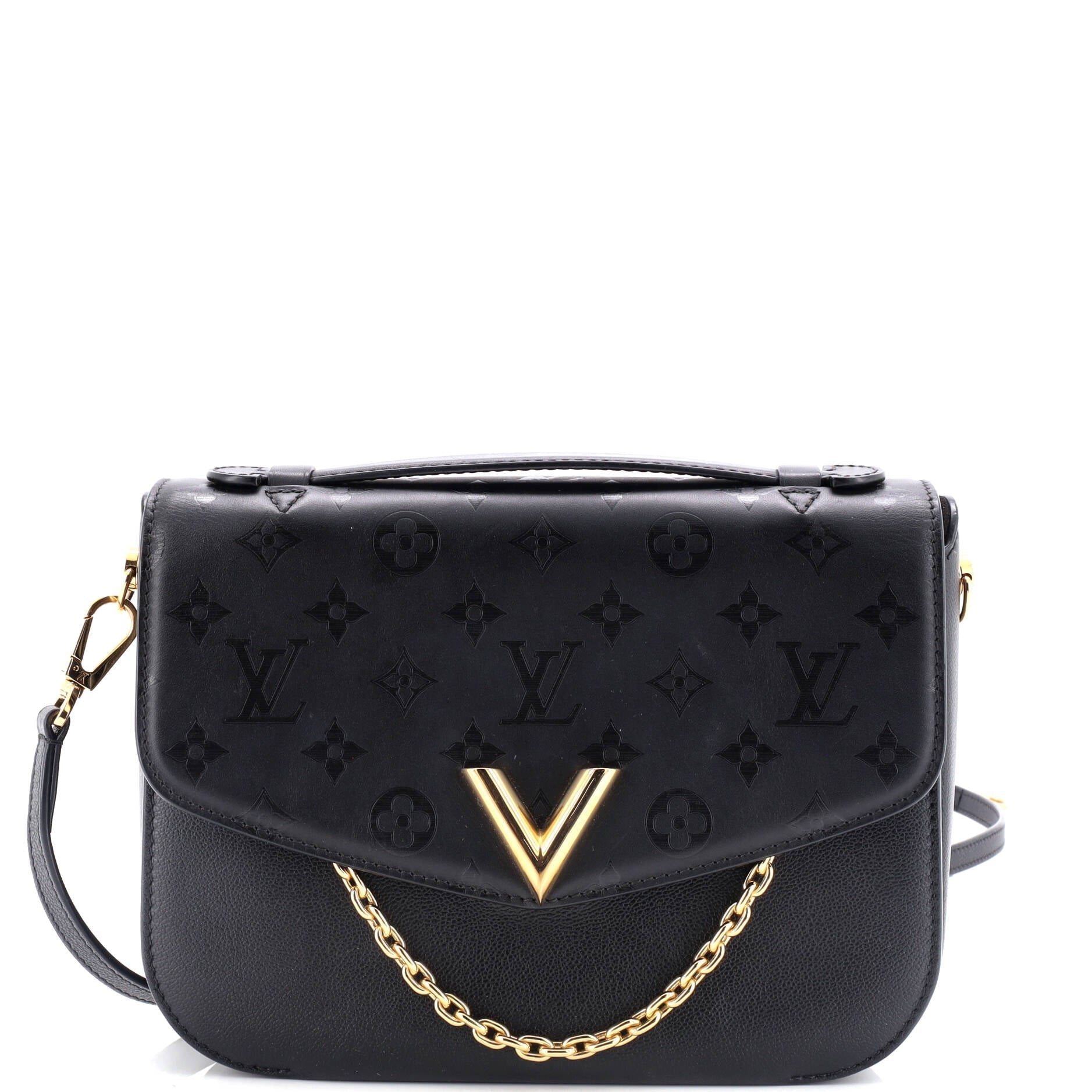 Louis Vuitton Very Messenger Leather Monogram Shoulder Bag Leather 3046101