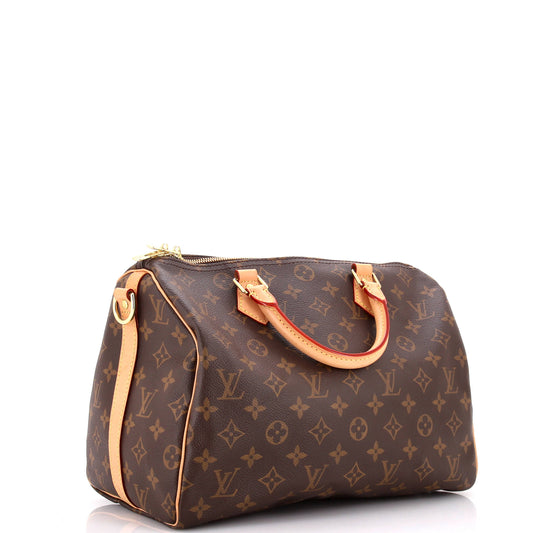 Louis Vuitton Speedy Bandouliere Bag Canvas Monogram Shoulder Bag Canvas 303046341