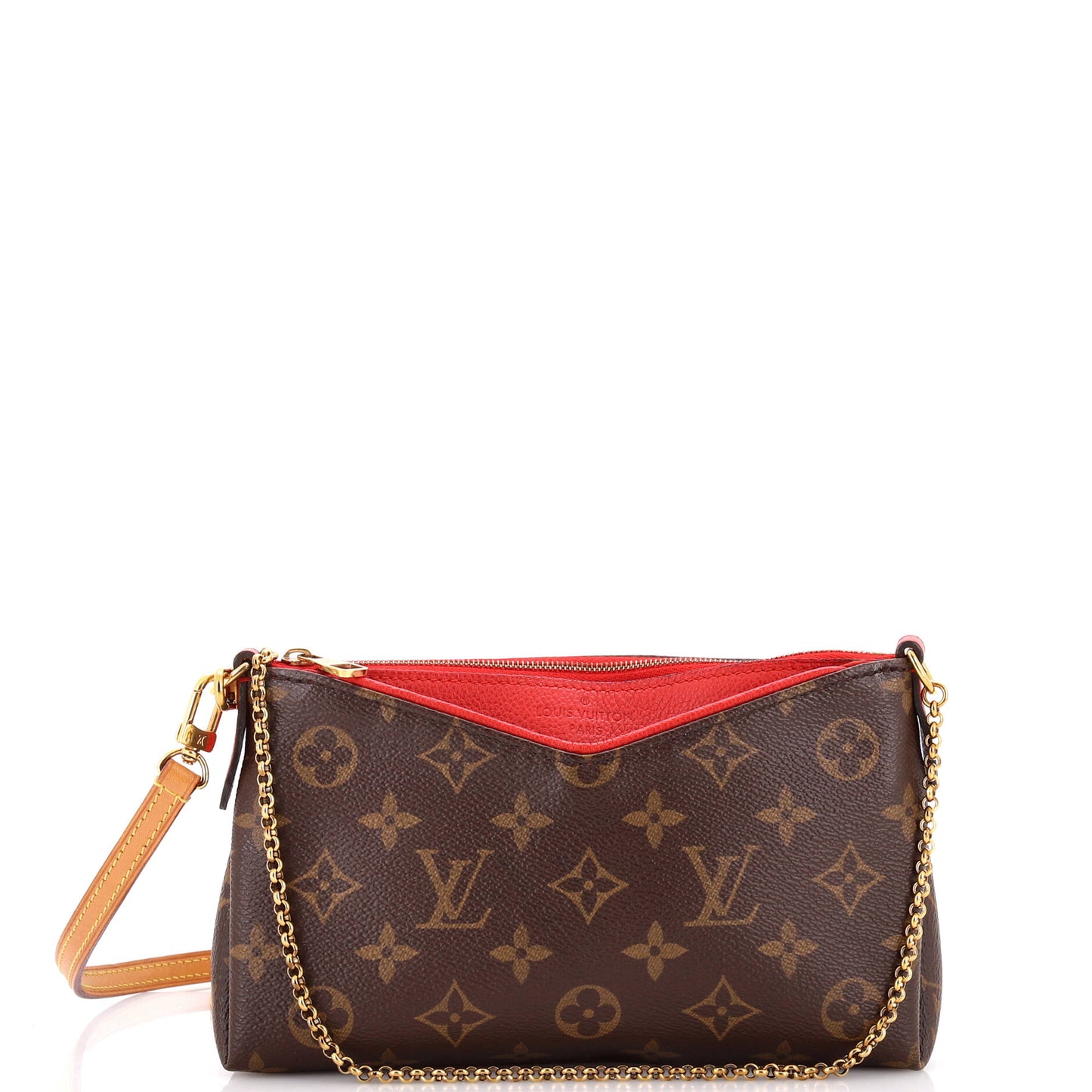 Louis Vuitton Pallas Clutch Canvas Monogram Clutch Bag Canvas 3046441