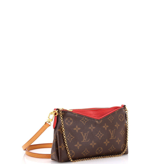 Louis Vuitton Pallas Clutch Canvas Monogram Clutch Bag Canvas 3046441