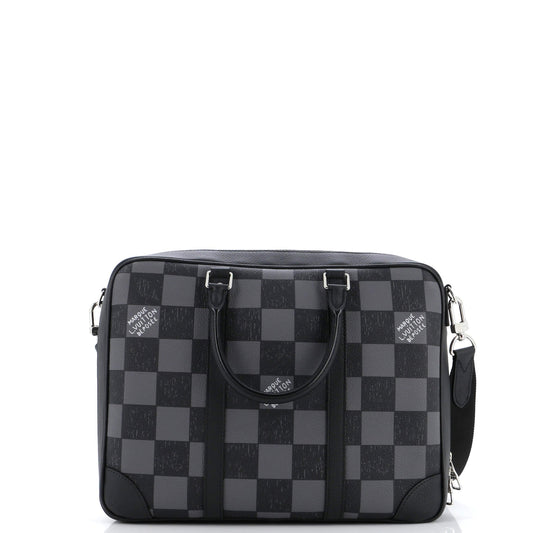 Louis Vuitton Sirius Briefcase Limited Edition Marque Deposee Damier Travel Bag