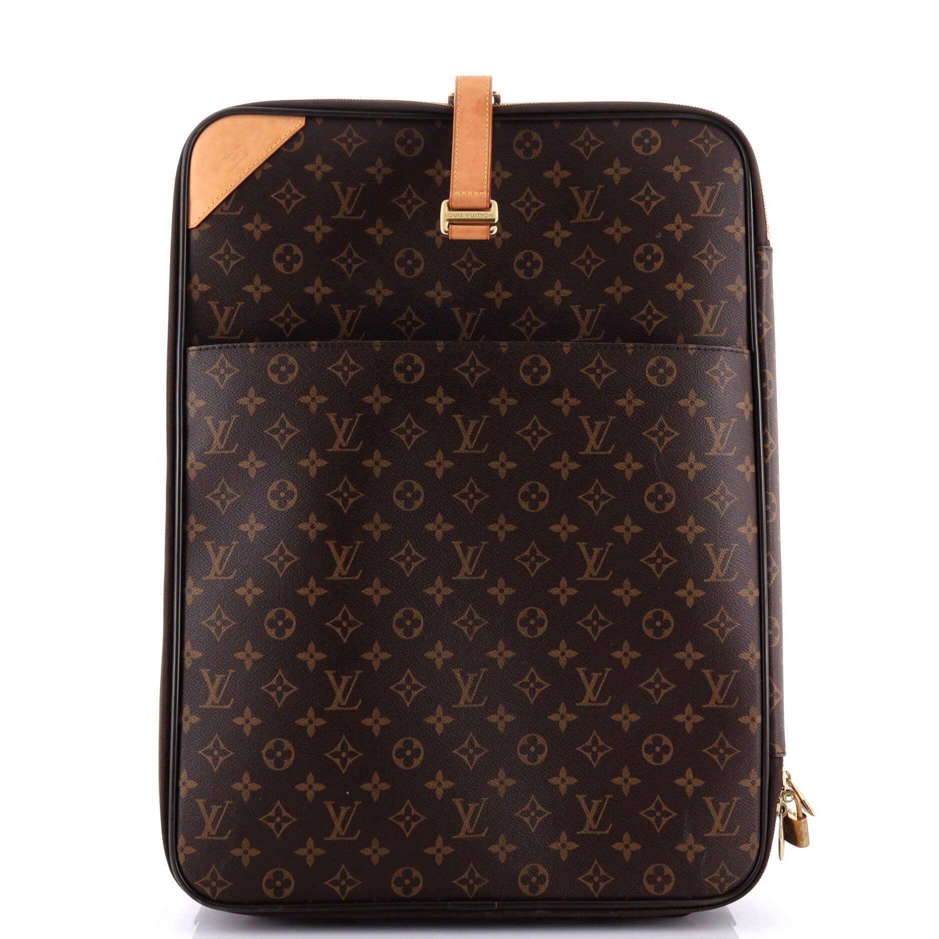 Louis Vuitton Pegase Luggage Handbag Canvas Monogram Travel Bag