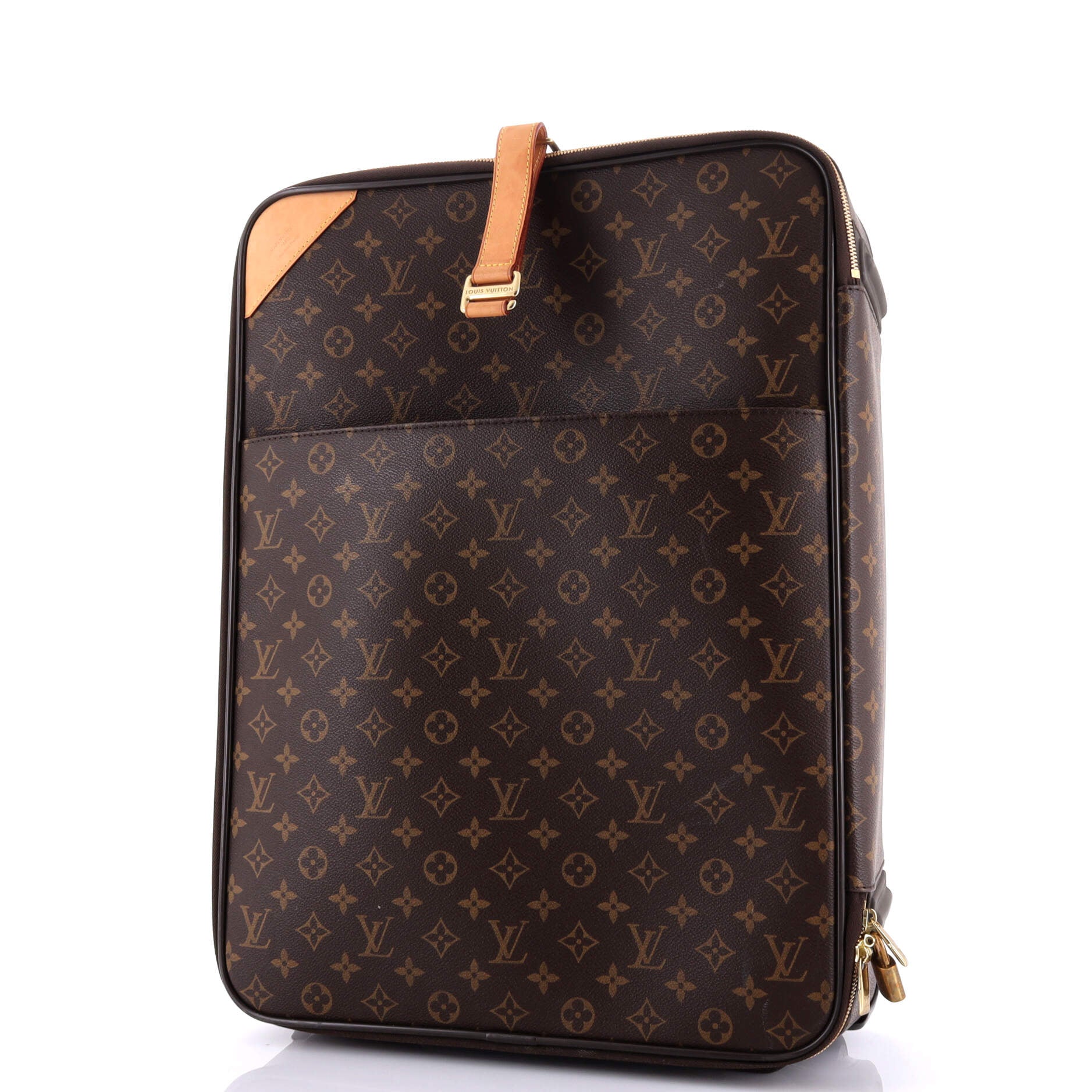 Louis Vuitton Pegase Luggage Handbag Canvas Monogram Travel Bag