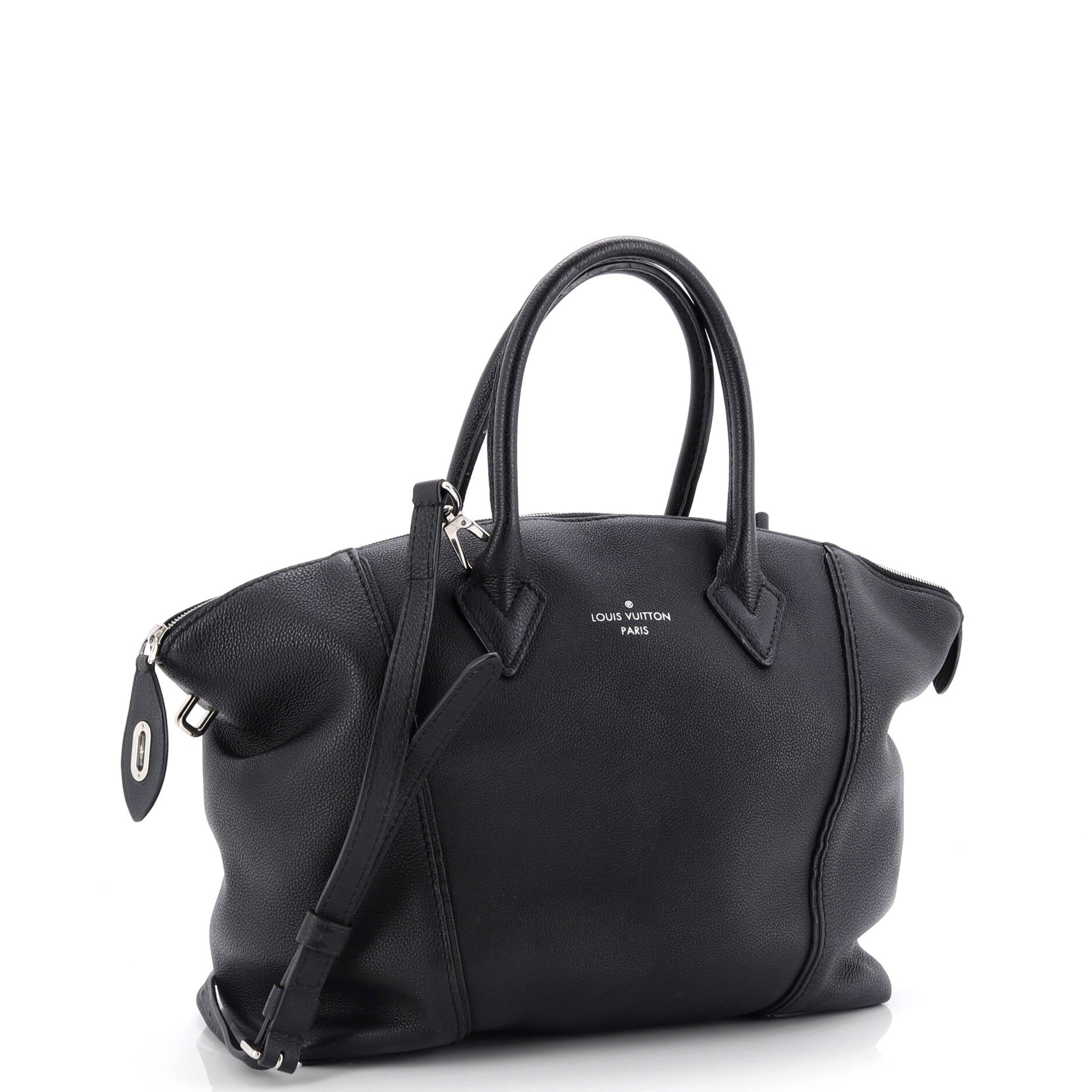 Louis Vuitton Soft Lockit Handbag Pm Leather Tote Bag Leather Pm3047622